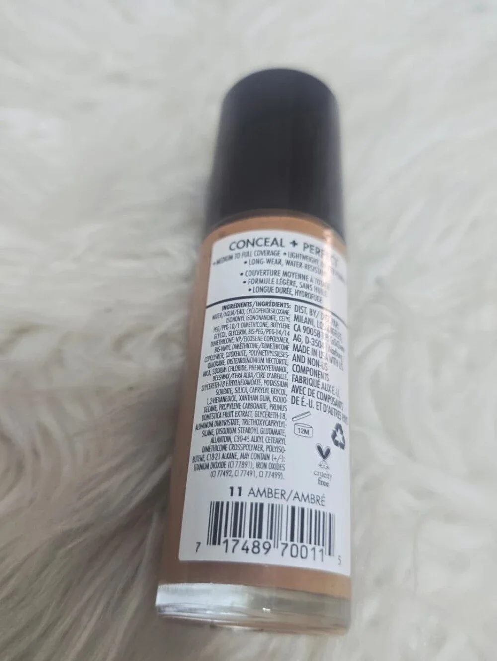Milani Conceal + Perfect 2-in-1 Foundation + Concealer in shade 11 Amber